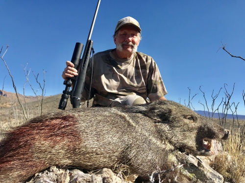 arizona javelina hunting with rifle guide outfitters