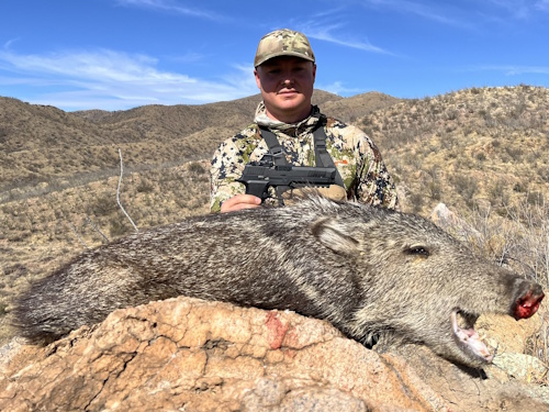 javelina hunting with a handgun