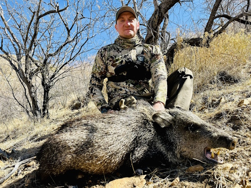 arizona javelina hunting with a handgun pistol